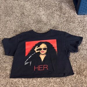 Women’s H.E.R. Cropped T-Shirt Size Small/Medium